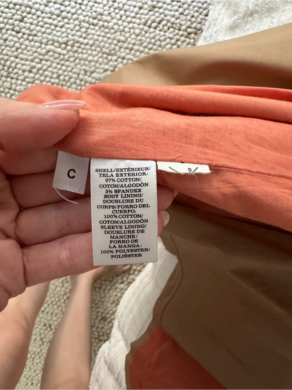 Ann Taylor Tan Trench Coat - Picture 6 of 6